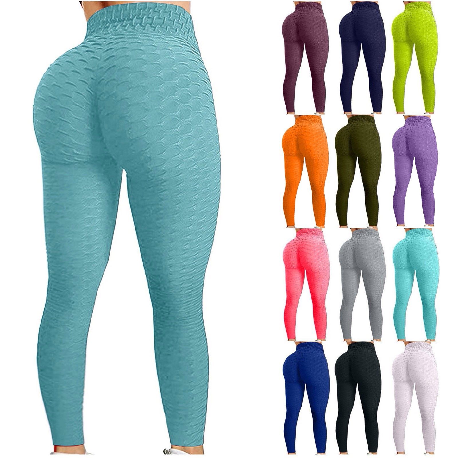Color: Burgundy, Size: XXL - Women's Bubble Hip Lifting ExerciseYoga Pants Women Fitness Running High Waist Gym Fitness Sports Flared Pant Dance Trouers