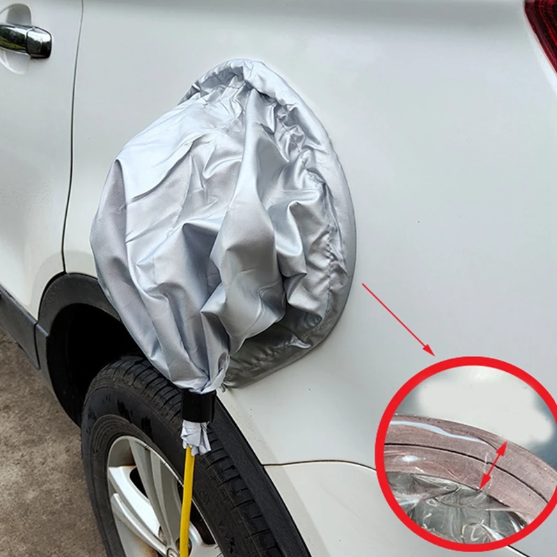 Color Name: WHITE - Electric Vehicle Charging Plug Covers Waterproof Cloth Rain Cover EV Charger Adapter Protector Car Charging Port Safe Protection