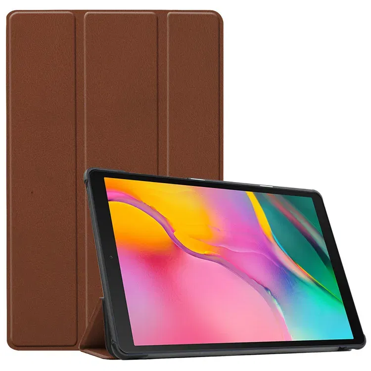 Color: ROSE RED, Size: eleven, Ships From: CHINA - For Lenovo Tab M10 HD 2nd Gen Case TB-X306F X306X Tri-Fold Stand Wake/Sleep Magnetic Protective Shell PU Leather Tablet Cover