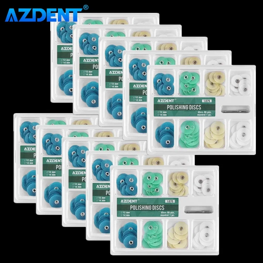 Color: Red, Ships From: CHINA - AZDENT 10 Boxes Dental Polishing Discs Polishing Pad Gross Reduction Contouring Mandrel Stripes Set Dentistry Tools 80/40pcs/Box