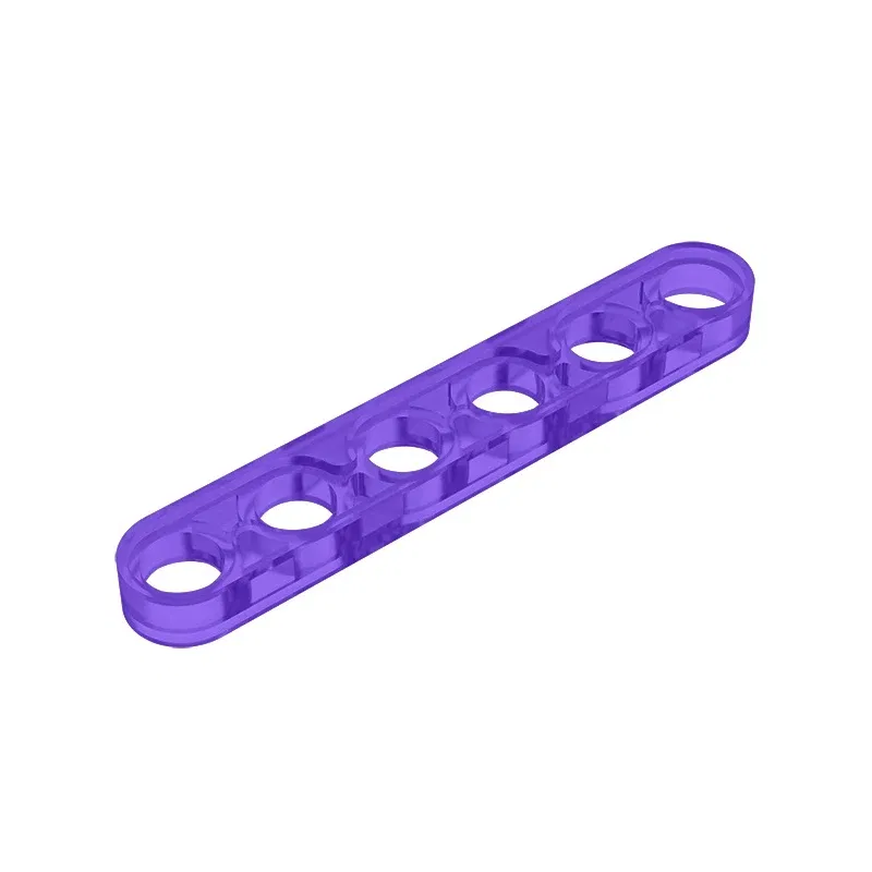 Color: Brown - Gobricks GDS-694 Technical, Liftarm Thin 1 x 6 compatible with lego 32063 pieces of children's DIY Building Blocks Technical