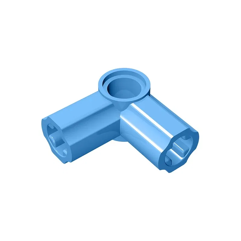 Color: VIOLET/?«?—?…° - Gobricks GDS-921 Technical, Axle and Pin Connector Angled #6 - 90 degrees compatible with lego 32014 pieces of children's DIY