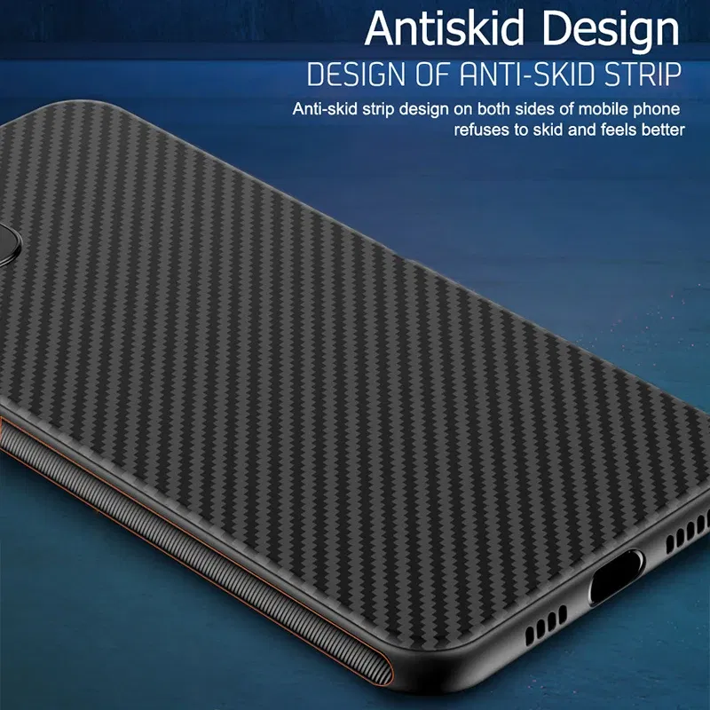 Color: black, Material: PE - Luxury Carbon Fiber Silicone Case for iPhone 13 11 12 14 15 16Pro Max XSMAX XR XS  X SE 5 6 6S 7 8 14Plus  Protective Soft Cover