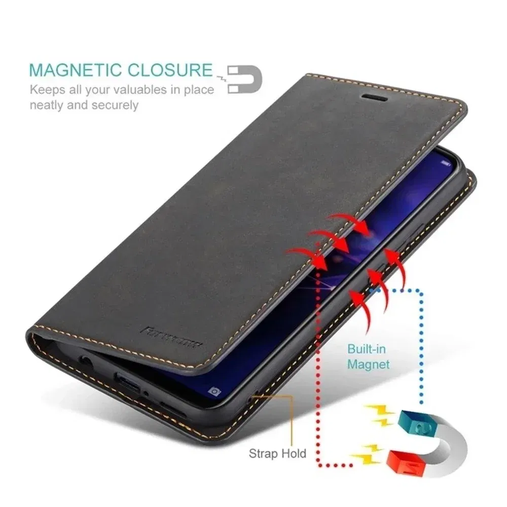 Color: Blue, Material: Cotton - Leather Case for Samsung Galaxy A54 A53 A34 A33 A14 A13 A15 A25 A12 A22 A32 A52s A6 A7 A10 A20e A40 A50 A70 A21s A31 A41 A51 A71