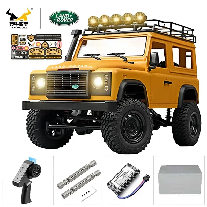 Color: Multicolor - MN MN82 1:12 Retro Rc Car With LED Lights Full-scale Simulation LC79 Professional 4WD Remote Control Pickup RC Truck Model Toys