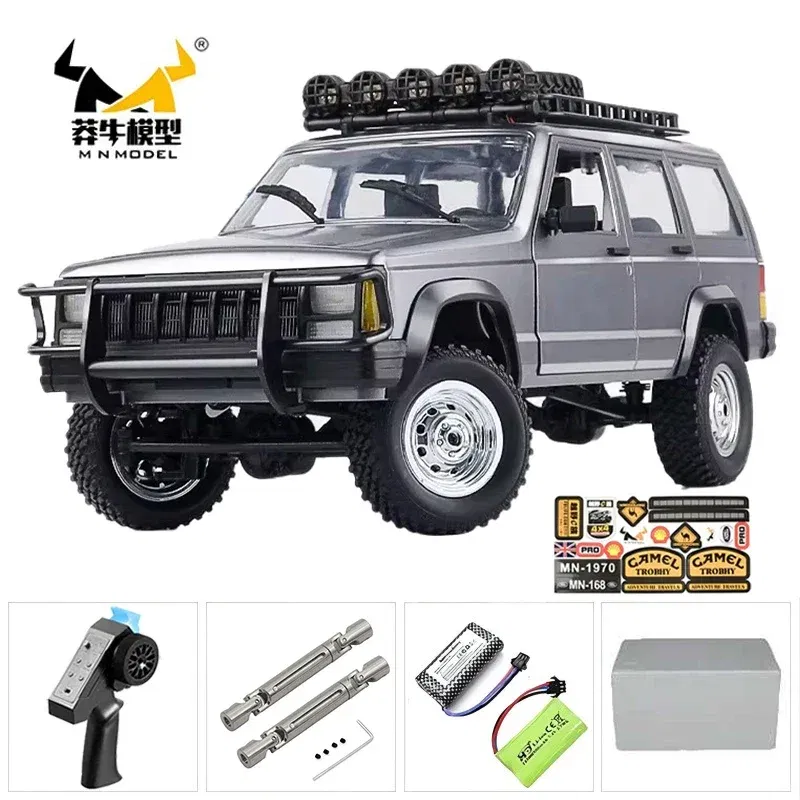 Color: Multicolor - MN MN82 1:12 Retro Rc Car With LED Lights Full-scale Simulation LC79 Professional 4WD Remote Control Pickup RC Truck Model Toys