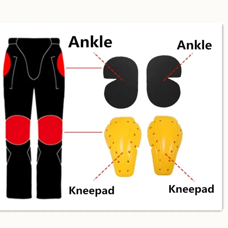 Color: SKY BLUE, Size: XL - Mens Black Biker Jeans Motocycle Denim Pants Male Stretch Original Trousers Off-road Pants Protection Clothing 4xl Plus Size