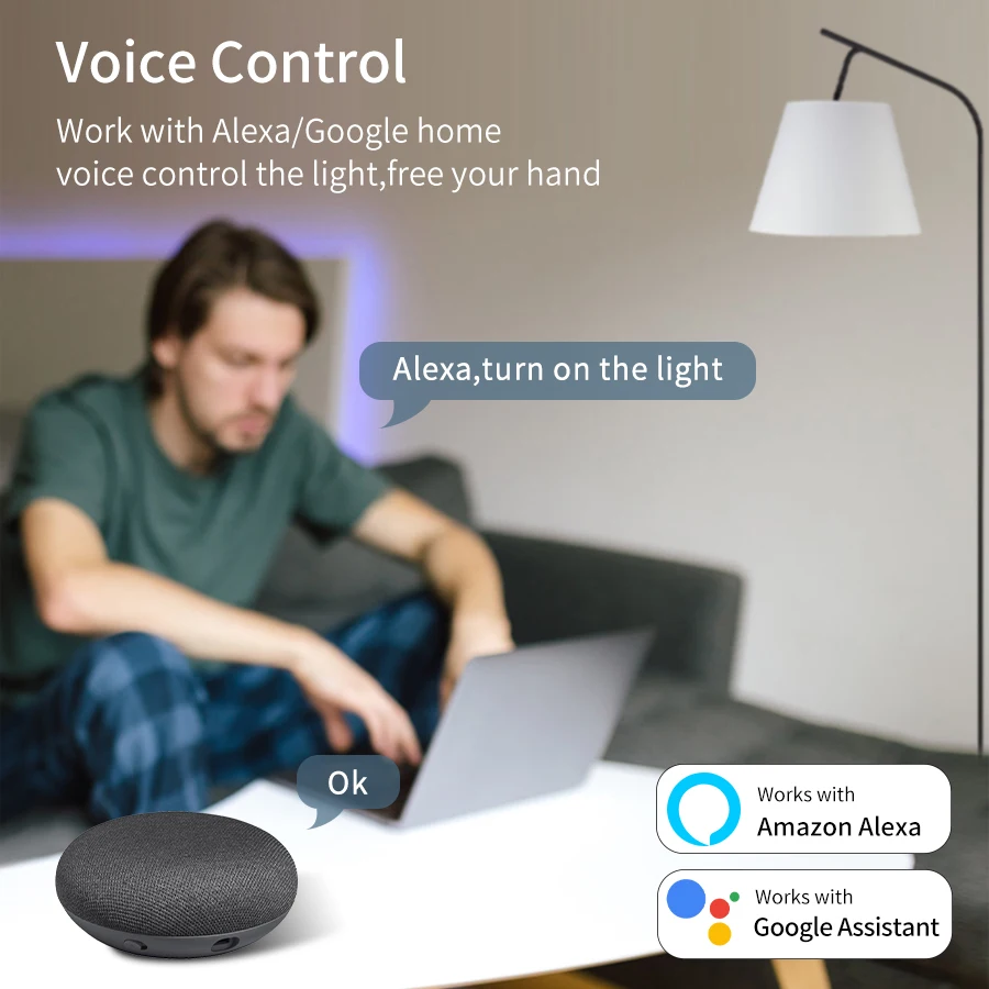 Color: Gold, Size: 4XL - Tuya Smart Wifi Touch Switch Neutral Wire/No Neutral Wire Required US 1/2/3/4 Gang Light Switch For Alexa Google Home Alice