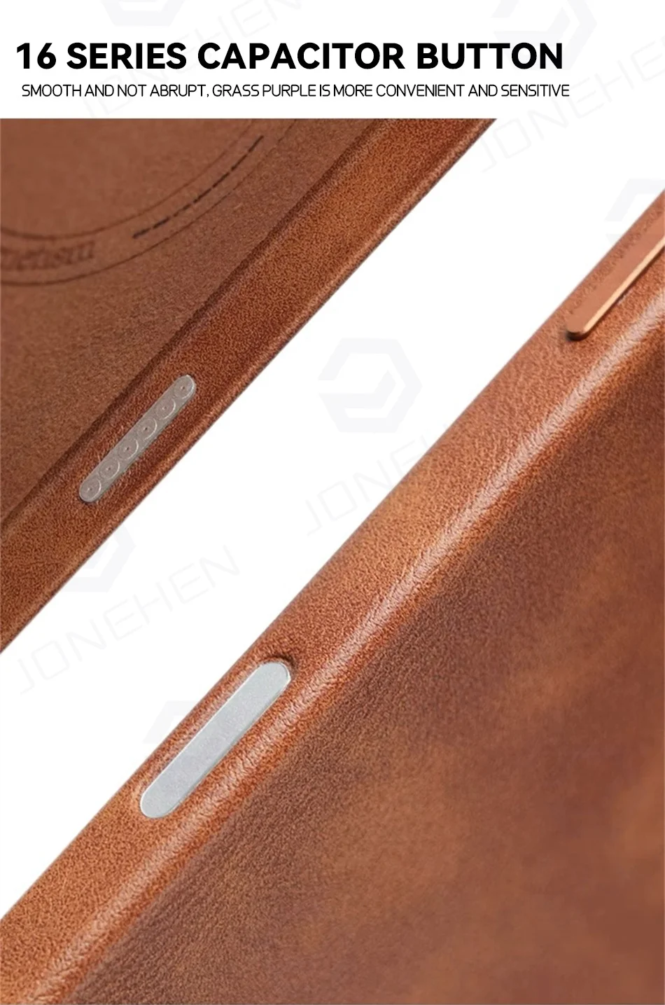 Color: SKY BLUE, Material: Carbon Fiber - High-end Retro Oil Wax Pattern Magnetic For Magsafe Leather Case For iPhone Air 15 14 Plus 13 16 17 Pro Max Camera Button Cover