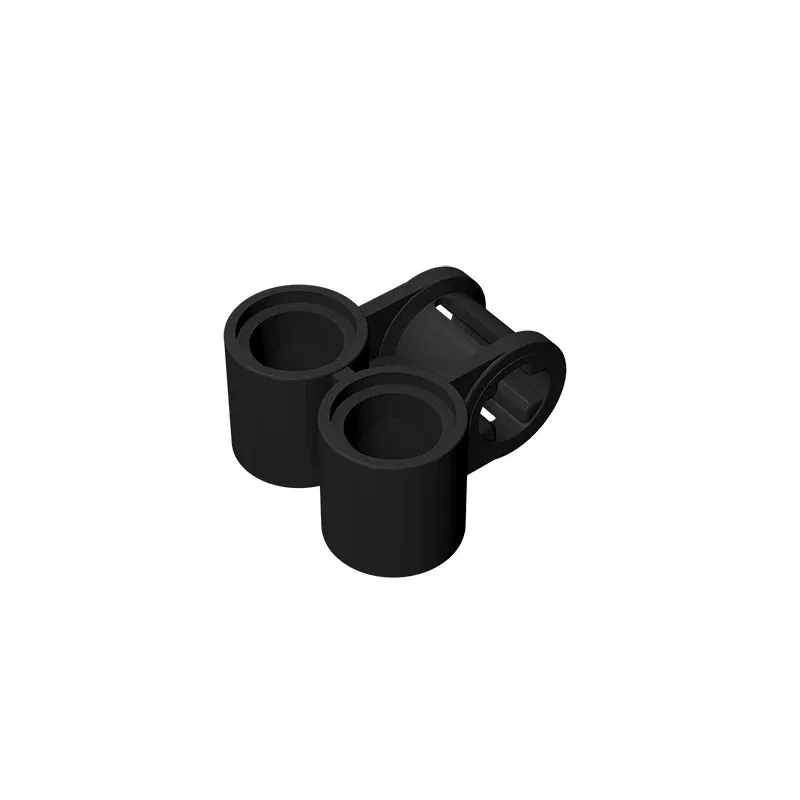 Color: Silver - Gobricks GDS-927 Technical, Axle and Pin Connector Perpendicular Double compatible with lego 32291 pieces of children's DIY