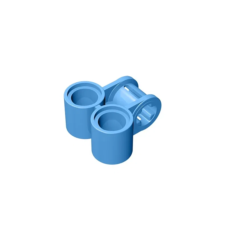 Color: Silver - Gobricks GDS-927 Technical, Axle and Pin Connector Perpendicular Double compatible with lego 32291 pieces of children's DIY