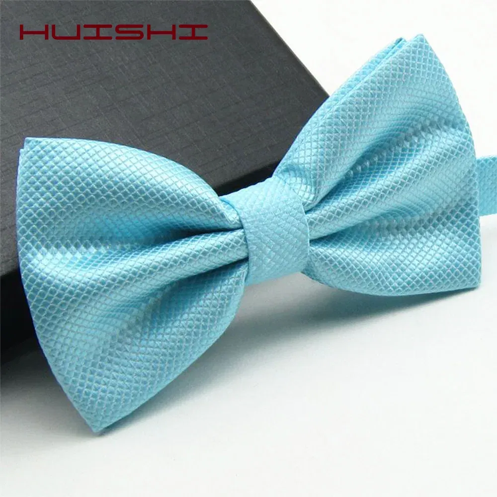 Color: Black Green, Ships From: CN - HUISHI Bowtie Men Ties Fashion Butterfly Party Wedding Bow Tie For Men Women Candy Solid Color Bowknot Wholesale Accessories Tie