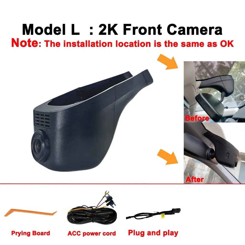 Color Name: Gold, Ships From: CHINA, ROM: Other - Customized 4K HD 2160P Plug and play Dash Cam For Volkswagen  Sharan CC Bora Tiguan Touran Passat Teramont T-Cross Dvr Dashcam