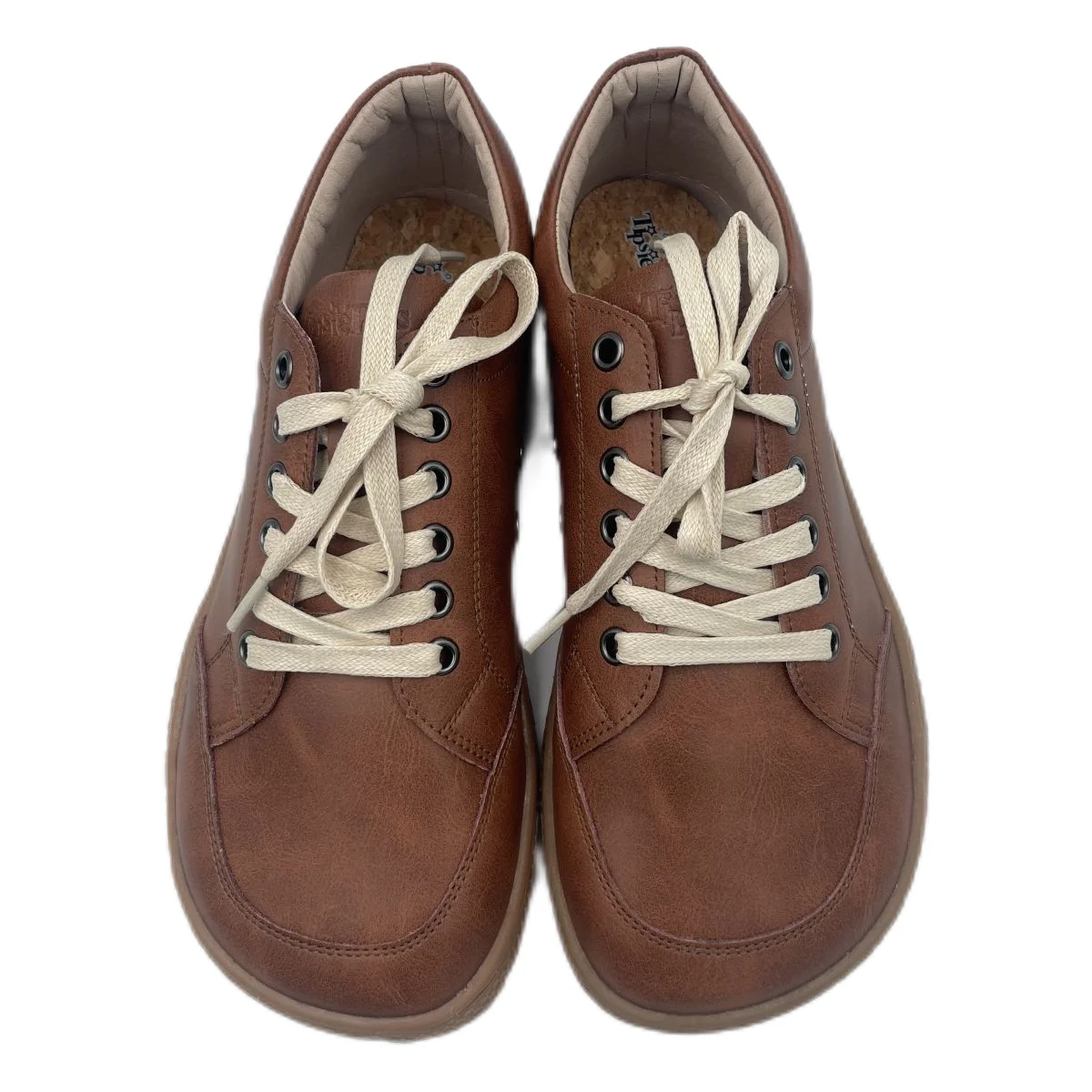 Color: Khaki, Shoe Size: 35, - Tipsietoes 2024 Barefoot Leather Sneaker For Women Men Flat Soft Thin Out Zero Drop Sole Wider Toe Box Flexible Light Weight