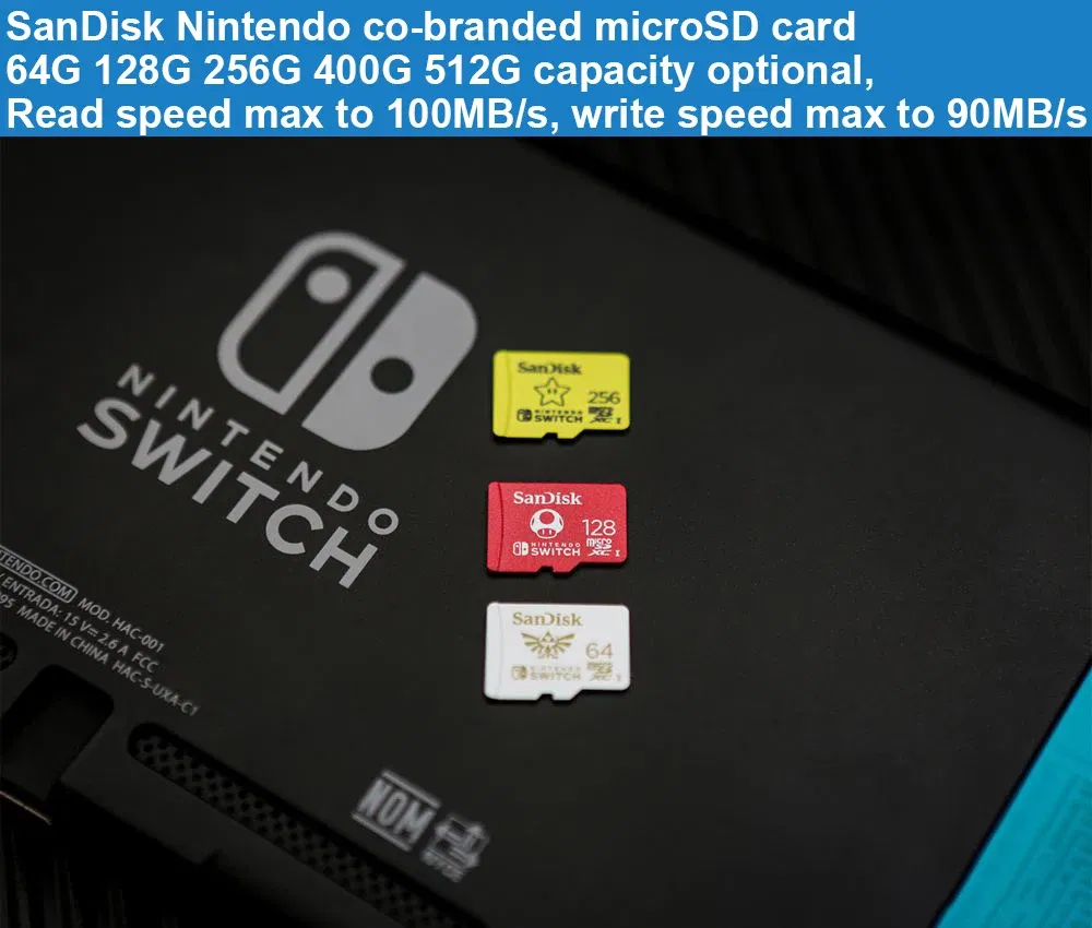 Capacity: 1GB - SanDisk Micro SD Memory Card 100% Original C10 U1 U3 4K HD Trans Flash Cards for Camera GoPro DJI Nintendo Switch MicroSDXC Card