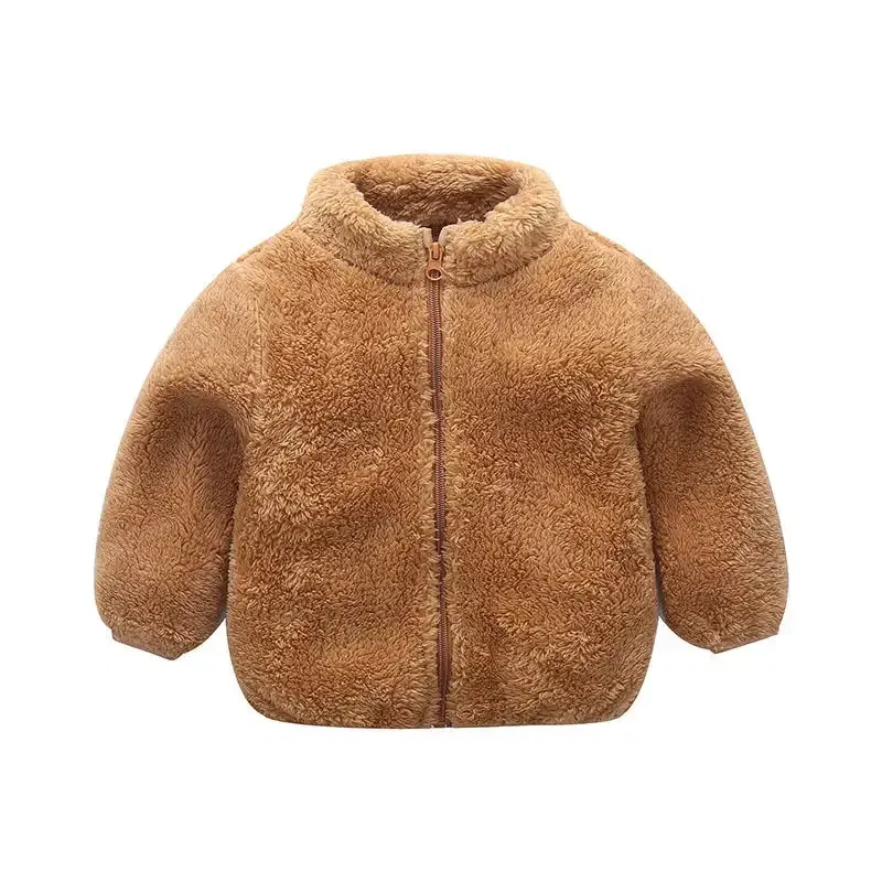 Color: SKY BLUE, Kid Size: 9T - Kids Winter Coats 2024 New Children Outerwear Boy Warm Fleece Jacket Baby Girls Jackets for Autumn Spring Children Clothing