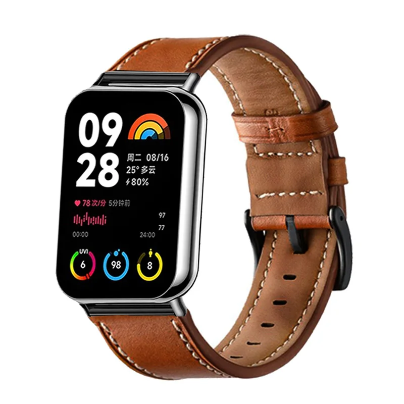 Color: GRAY, Size: XS - Bracelet For Xiaomi Mi Band 8 Pro Strap Xiaomi Mi Band 8 Pro Stainless Steel Bracelet Xiaomi MiBand 8 Pro Belt Watch Strap