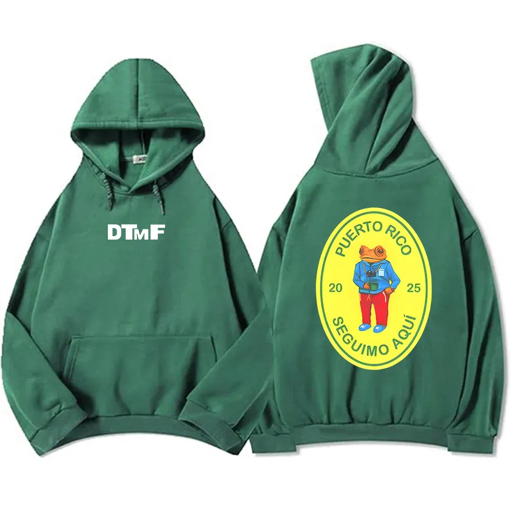 Color: black, Size: S - DTMF Deb?­ Tirar Más Fotos 2025 New Album Hoodies Bad Bunny Singer Printing Sweatshirts Men Women Clothing Sudaderas Hombre Male