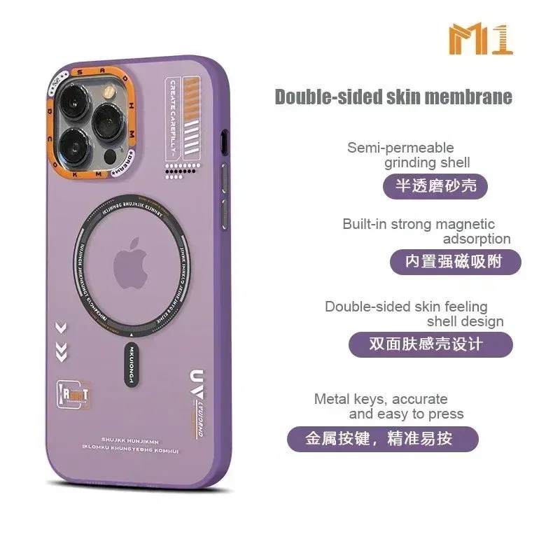 Color: black, Material: CANVAS - Matte Magnetic Phone Case For iPhone 12 13 14 15 16 Pro Max Megsafe Wireless Charge Frosted Back Metal Lens Frame Buttons Cover