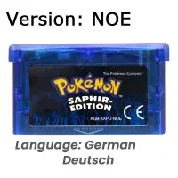 Color: Brown - GBA Game 32 Bit Video Game Cartridge Console Card Pokemon Emerald Ruby FireRed LeafGreen Sapphire Multi-language for GBA/NDS