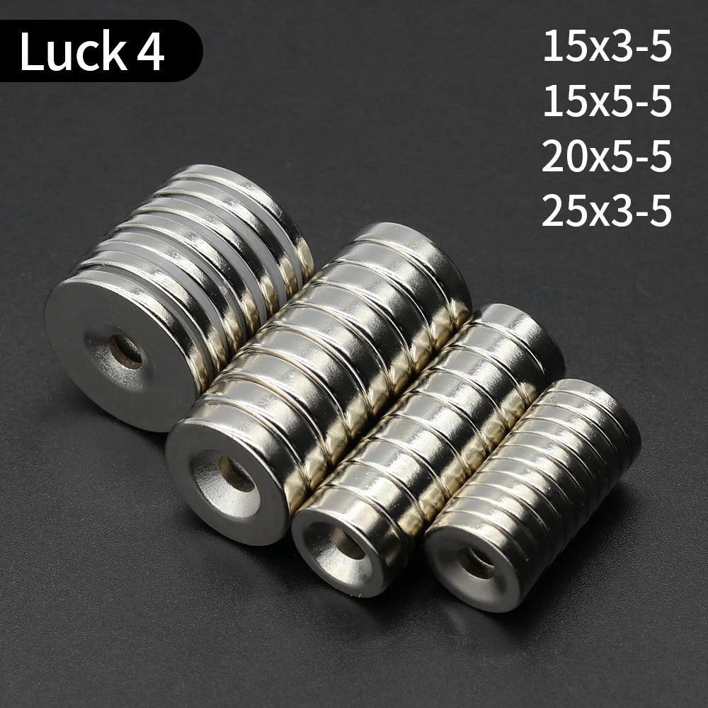 Color: Gold, Size: 1m - Round Magnet 8/10/12/15/20/25/30mm x Hole3/4/5/6mm Neodymium Magnet N35 Permanent NdFeB Super Strong Powerful Magnets With hole