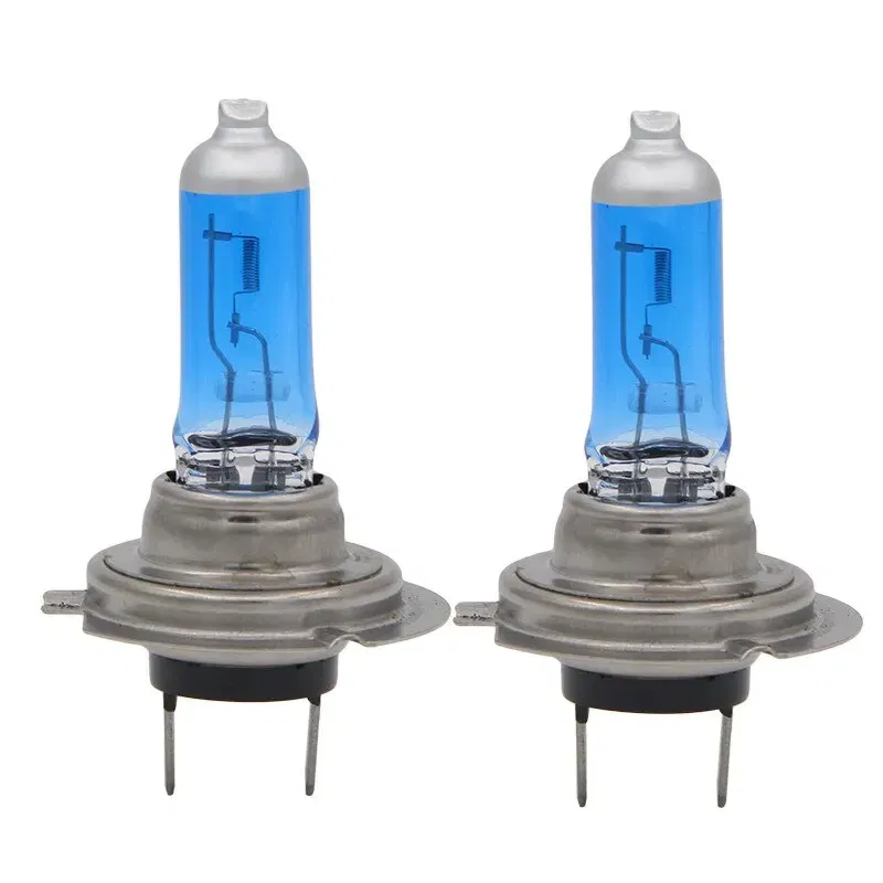 Emitting Color: DEEP BLUE - 2pcs H7 LED Bulbs 55W 100W Halogen Bulbs Super Bright White Fog Lights 12V White Auto Bulb Headlights Lamp