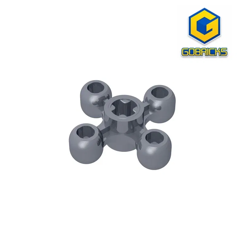 Color: green - Gobricks GDS-1179 Technical Knob Cog / Gear / Wheel compatible  lego 32072 children's DIY Educational Building Blocks Technical