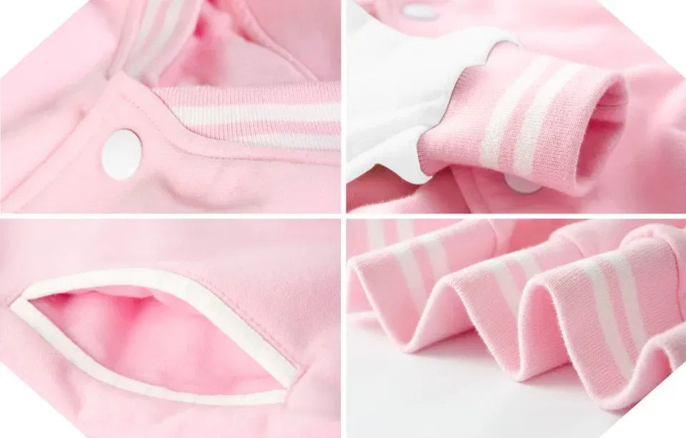 Color: green, Size: S - Lilo Stitch Baseball Jacket Men Women Hip Hop Harajuku Jackets Streetwear Kids Boys Girls Loose College Coats