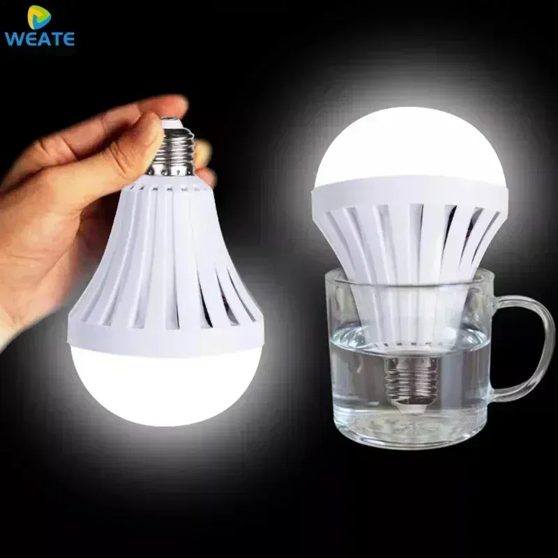 Wattage: 5W, Ships From: CHINA - E27 Energy Saving Intelligent Emergency Rechargeable Lamp Household LED Bulb 15W LED Emergency Light Led Bulb Lighting Lamp