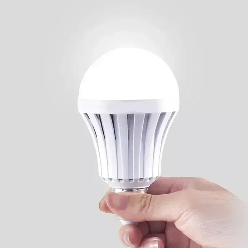 Wattage: 5W, Ships From: CHINA - E27 Energy Saving Intelligent Emergency Rechargeable Lamp Household LED Bulb 15W LED Emergency Light Led Bulb Lighting Lamp