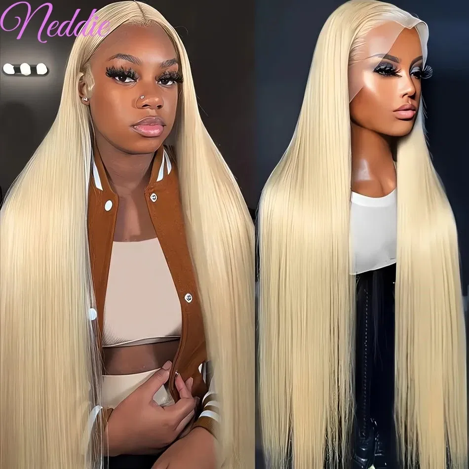 Color: #2, Ships From: CHINA, Stretched Length: 28inches, Density: 150% - Blonde Wig Straight 613 Hd Lace Frontal Wig 13X6 13X4 Transparent Brazilian Straight Lace Front Wigs 30 Inch 100% Human Hair