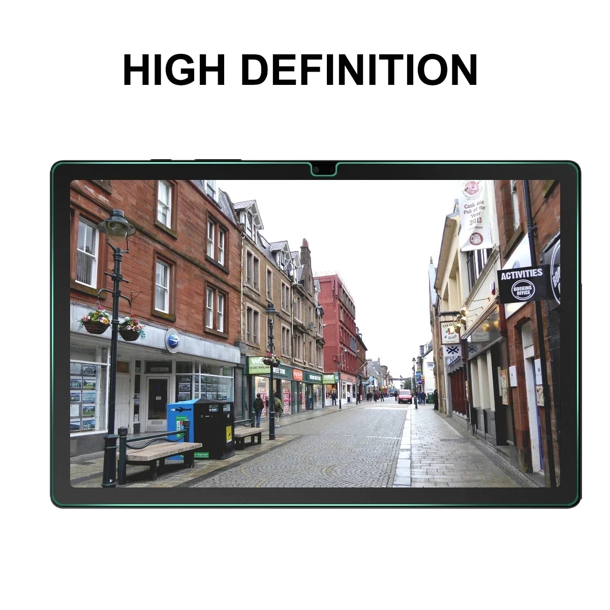 Color: Brown - 2PCS Screen Protector Tempered Glass For Samsung Galaxy Tab A7 T220 T500 A8 X200 A9 S6 S7 T870 S8 X700 S9 Lite FE Plus Gen Film