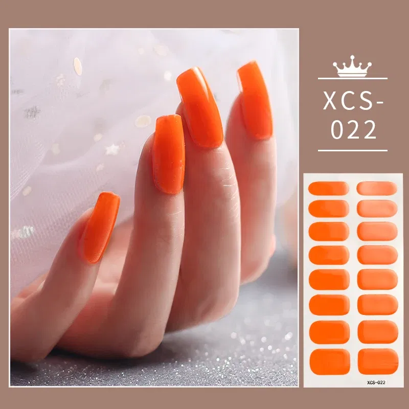 Color: Field Green - 1pc Nail Art Sticker Laser Shiny Sequins Polish Wraps Double Ended Adhesive Strips Fashion Stickers Manicure Decor