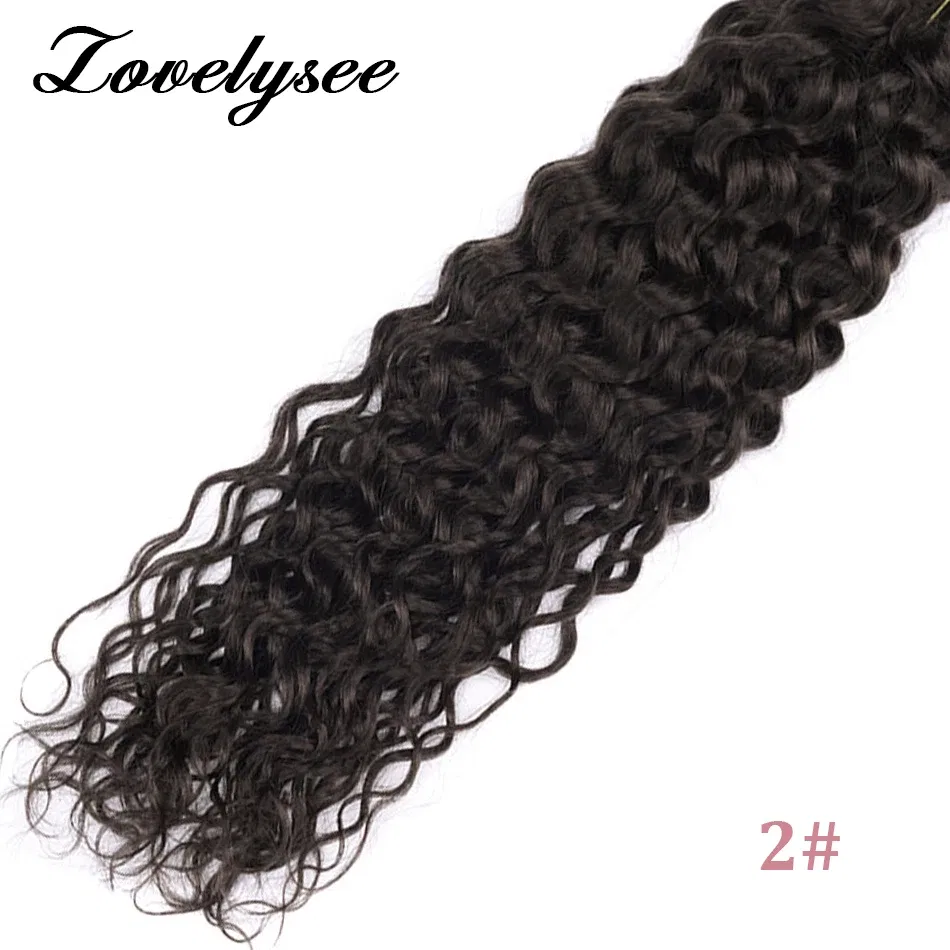 Color: #2, Length: 26 inches, Items per Package: 20 pcs - Water Wave Tape in Human Hair Extensions 2g/pcs Dark Brown Real Human Hair Adhesive Invisible Keratin Hair Extensions for Women