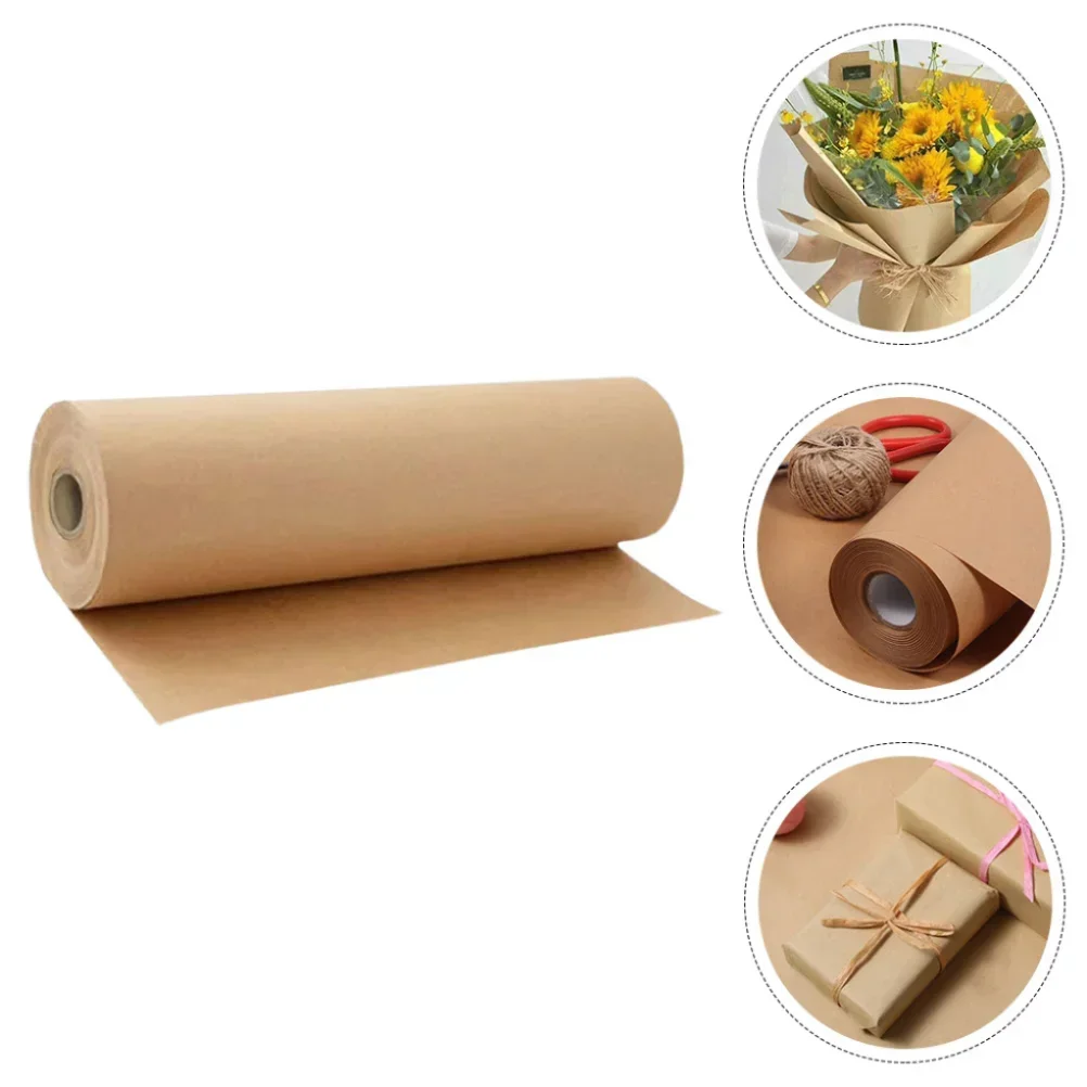 Color: PURPLE - Brown kraft Paper Rolls, Gift Wrapping, Wrapping Paper, Shipping, Bulletin Boards, Crafts, DIY Making