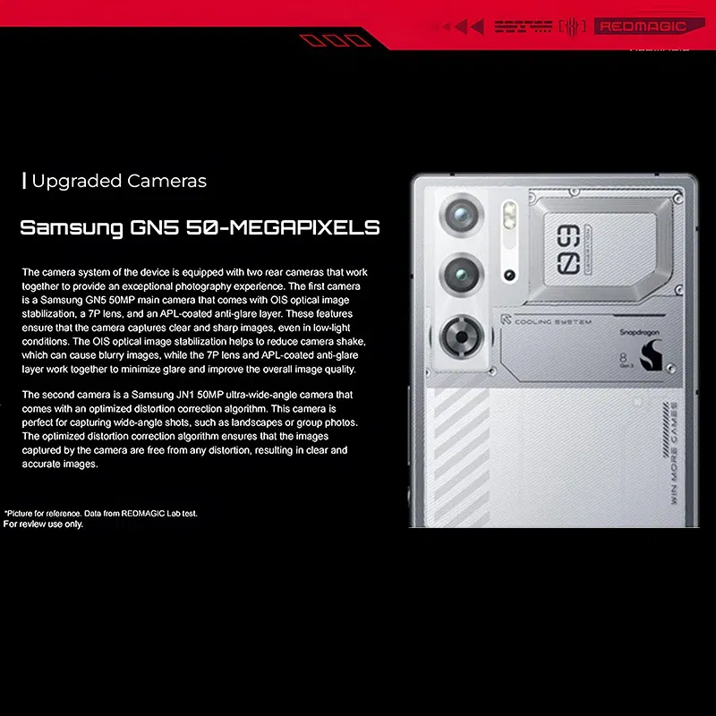 Color: Red, Ships From: CHINA, Bundle: Bundle 5 - Original Global Version RedMagic 9 Pro 5G Phone 6.8" Q9+ Full Flat FHD+ Gaming Phone Snapdragon 8 Gen 3 6500mAh 50MP NFC