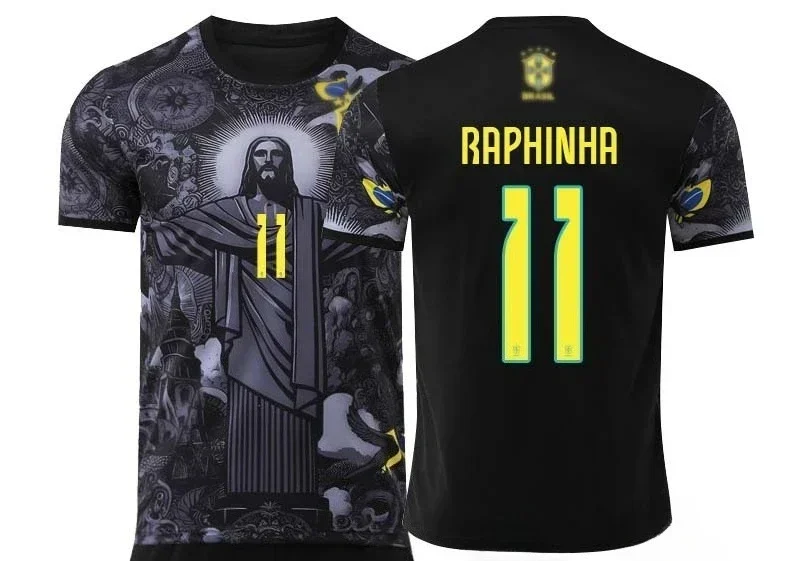 Color: Brown, Size: One Size - Brazilian Version of Jesus 3D Print Sports Quick-dry Breathable Men T-shirt Comic Jersey Parent-child Short-sleeve Adult Kid Top