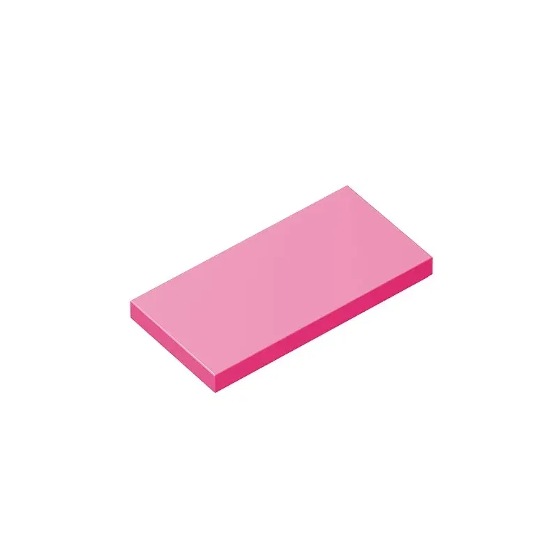 Color: Red - Gobricks GDS-614 Tile 2 x 4 compatible with lego 87079 pieces of children's DIY Educational Building Blocks Technical