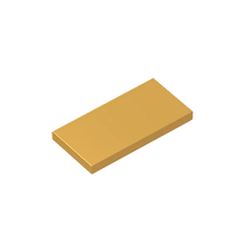 Color: Red - Gobricks GDS-614 Tile 2 x 4 compatible with lego 87079 pieces of children's DIY Educational Building Blocks Technical