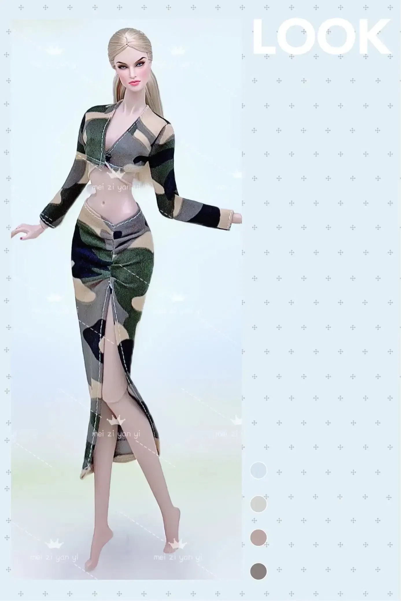 Color: plum - for clothes pink for 30cm doll