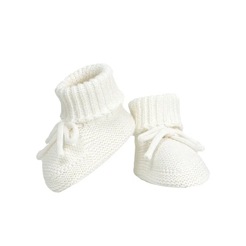 Color: black, Baby Age: 19-24 Months - Infant Baby Shoes Knit Cotton Boys Girl Boots Fashion Tie Solid Newborn Walk Bed Footwear Toddler Kid Clothing Accessories 0-18M