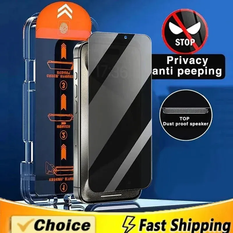 Color: black, Bundle: 2 pieces, Material: Anti Peeping - Dust Free Install Privacy Anti Spy Temper Glass Film for Vivo T3 Ultra V50 V40 SE V27e T2x V29 Lite V30 Pro 5G Screen Protector