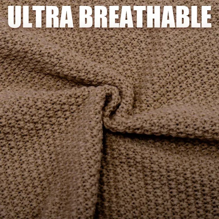 Color: Chocolate, Size: Option 1, Ships From: CN - Personalized Baby Name Newborn Cotton Beanie and Knitted Blanket Set Embroidered Name Covering and Cute Hat Gift Set