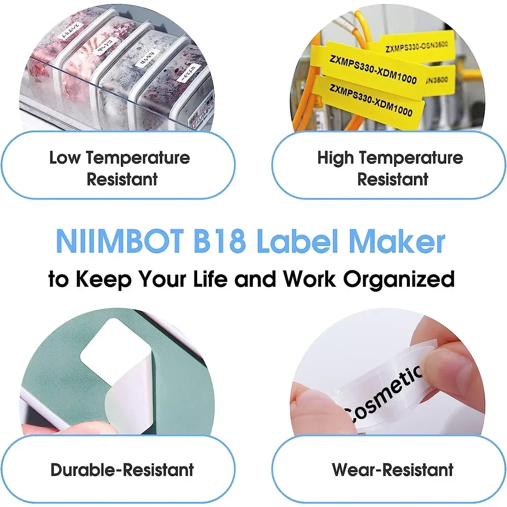 color: Pink - NIIMBOT B18 Printer label,Tapes for Thermal Transfer Label Printer/Color label ,  for a long time without fading,14x30mm series.