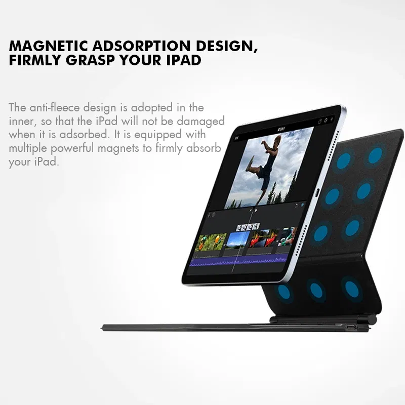 Color: Other - GOOJODOQ Backlight Magic Keyboard for iPad Air 6 2024 case for iPad Air 11 inch case iPad Air 5 Air 4 10.9 inch Cover folio