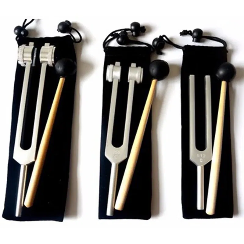 Color: Orange - 128Hz 256Hz 512Hz 1024Hz 2048Hz 4096Hz Nervous System Testing Medical Neurological Tuning Fork Sets for Sound Healing Therapy