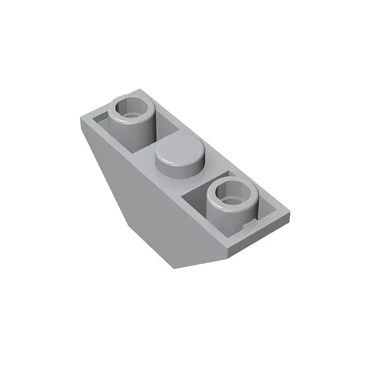 Color: Burgundy - Gobricks GDS-984 Slope, Inverted 45 3 x 1 Double compatible with lego 18759 2341 DIY Educational Building Blocks Technical