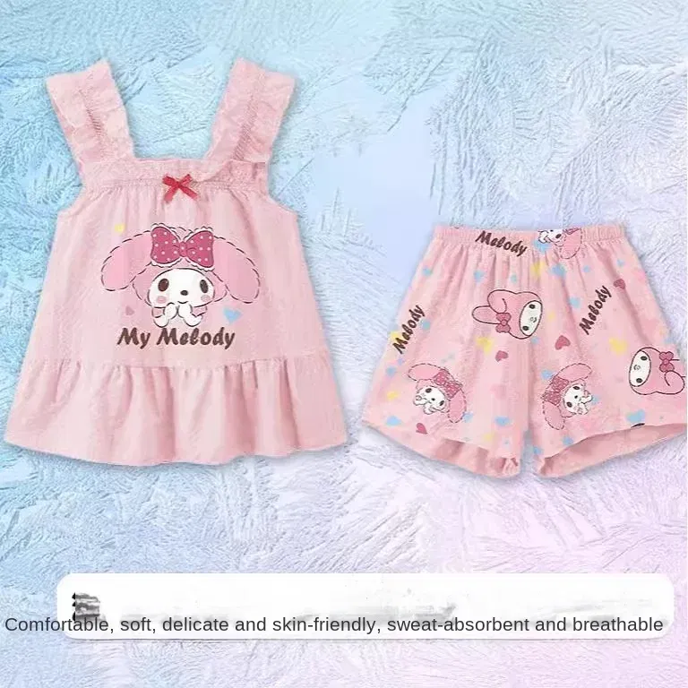 Color: Beige, Kid Size: 6 - New Spring Autumn Children's Clothing Sets Elsa Boy Sleepwear Long sleeved pants Clothes Kids Pajamas Set Baby Girls Pyjamas