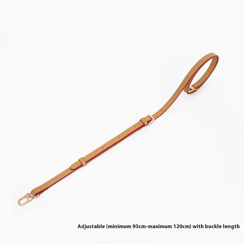 Color: Bronze, Size: 3/8" - Replacement PU Leather Bag Straps for LV Speedy 20 25 30 Shoulder Straps Ajustable Crossbody Long Bags Belt Accessories