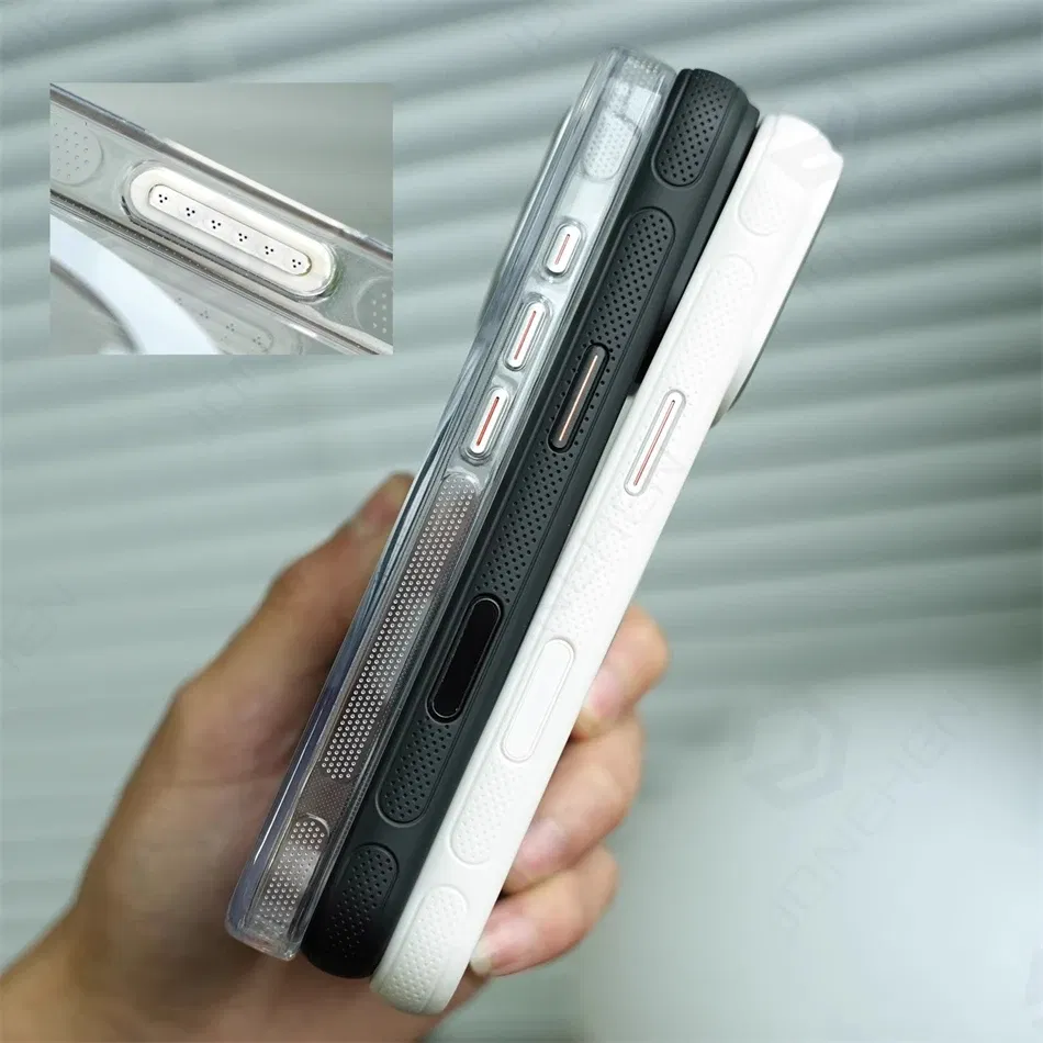 Color: black, Material: PC - 360?° Rotation Ring Stand Magnetic Case For iPhone 13 14 15 16 17 Pro Max 16E Matte Military Shockproof Armor Cover For Magsafe